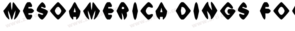MesoAmerica Dings Four字体转换